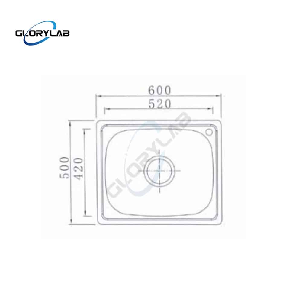 Drawings for Stainless Steel Laboratory Sink Model JH ES002 (Thickened 304) Drawings for Stainless Steel Laboratory Sink Model JH ES002 (Thickened 304)