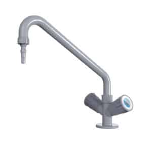Gray Low Foot Hot Cold Lab Faucet JH WL004 (Brass)