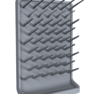 PP Drip Rack & Pegboard Model JH PB002 gray