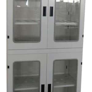Steel Laboratory Vessel Cabinet with Glass Doors Model JH SC006