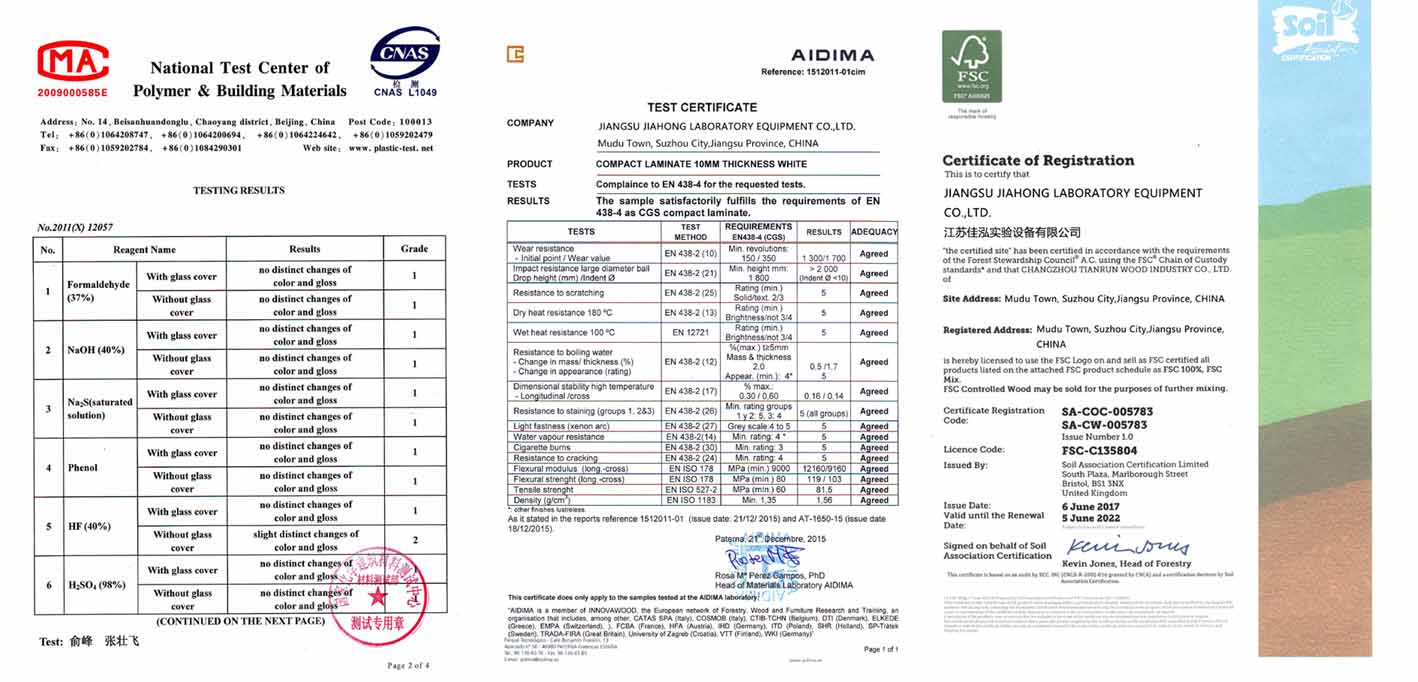 phenolic test report phenolic test report