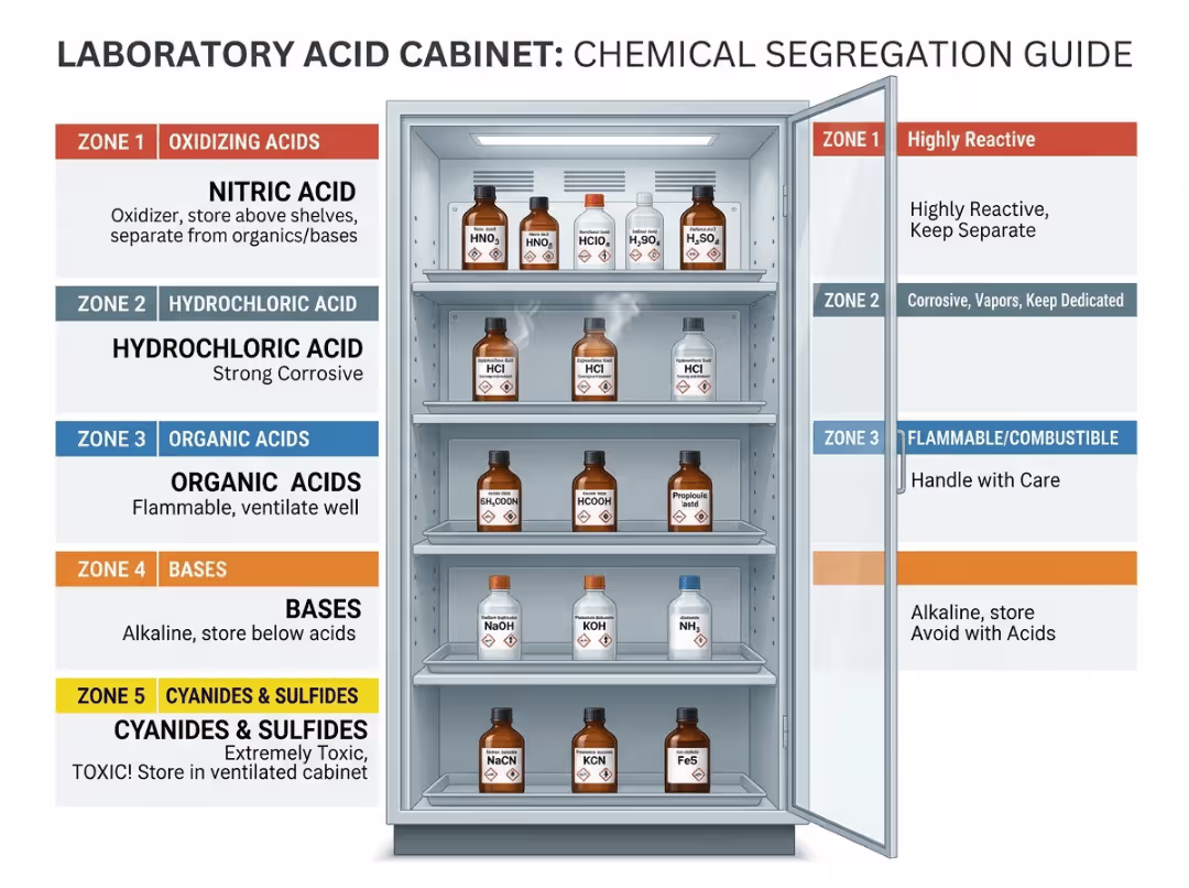 acid chemical segregation chart acid chemical segregation chart