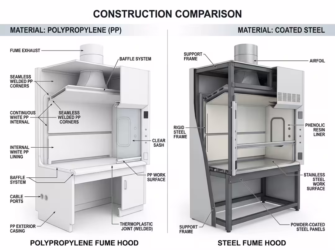 fume hood material construction fume hood material construction