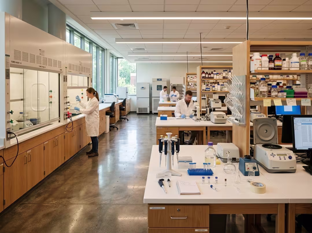 odern energy efficient laboratory with daylight