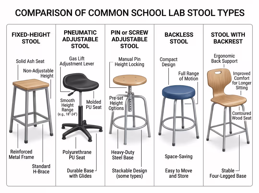types of school lab stools types of school lab stools