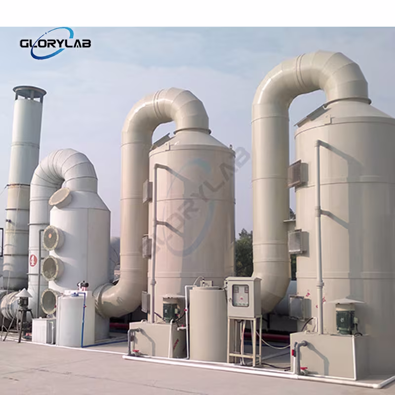 PP Wet Gas Fume Scrubber System for Air Pollution PP Wet Gas Fume Scrubber System for Air Pollution