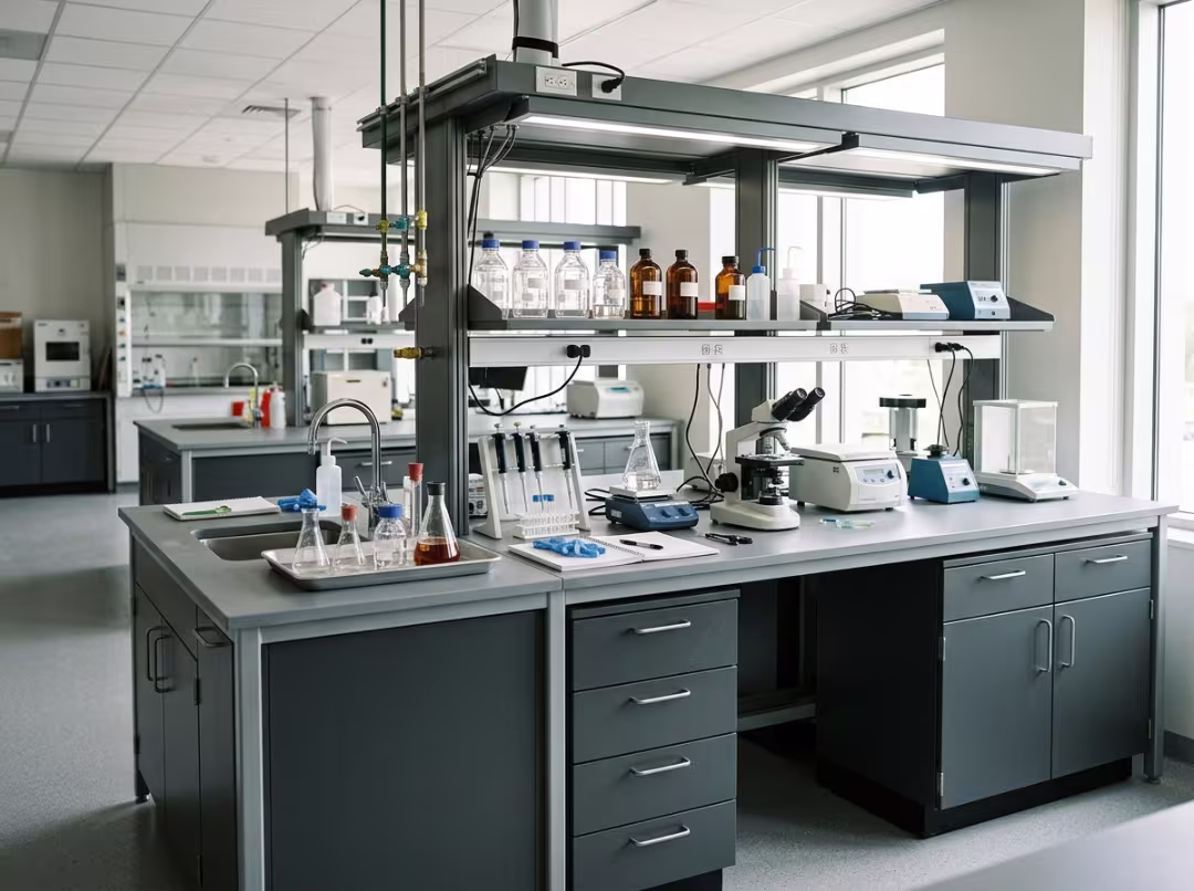 modern lab workstation